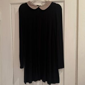 Final Touch schoolgirl mini dress in black. Medium